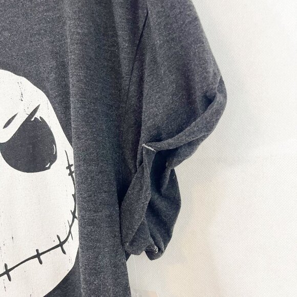 NEW The Nightmare Before Christmas Jack Big Face Tee Rolled Cuff - Women's XL - Picture 3 of 7